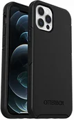 Etui i futerały do telefonów - Otterbox Symmetry - eleganckie i smukłe etui ochronne do Apple iPhone 12/12 Pro, czarne bez opakowania detalicznego 77-66197 - miniaturka - grafika 1