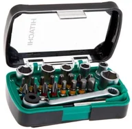 Bity - Hitachi Zestaw Bitów Z Grzechotką Nasadki Torx Hex - miniaturka - grafika 1