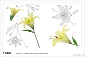 Inne - AG Design Naklejki na ścianę f 0446 lilii F 0446 - miniaturka - grafika 1