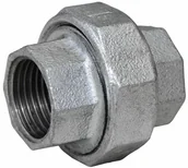 Rury - Dwuzłączka nakrętna płaska 1/2  ocynkowana - miniaturka - grafika 1