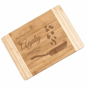 Murrano Deska bambusowa do krojenia z grawerem dla niego na imieniny DSK-BMB2-035 - Gadżety dla niej i dla niego - miniaturka - grafika 2