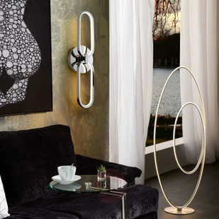 Schuller Kinkiet LED Colette, 2-punktowy, chrom - Lampy ścienne - miniaturka - grafika 2