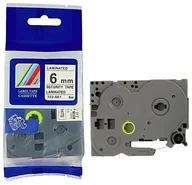 Taśmy do drukarek barwiące - Brother Aimotech Taśma zamiennik do 6mm/8m plombowa biała czarny nadruk TZESE1 AZESE1 - miniaturka - grafika 1