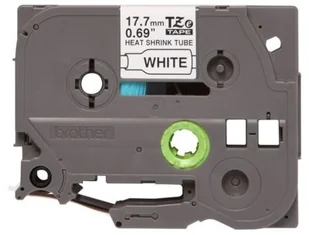 Brother Rurka termokurczliwa o szerokości 17.7mm czarny nadruk/białe tło długość 1.5m HSE241 - Dodatki do drukarek i skanerów - miniaturka - grafika 3
