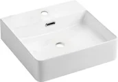Umywalki - Omnires Umywalka ceramiczna nablatowa/wisząca cieńkościenna 42x43x12,5cm,Garland Garland420BP - miniaturka - grafika 1