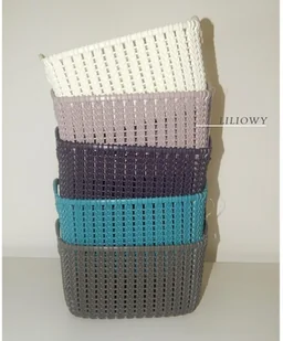 Curver Kosz Knit, liliowy, 25x17,5x14 cm - Pojemniki na zabawki - miniaturka - grafika 4