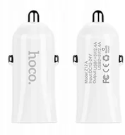 Ładowarki samochodowe - Hoco Z12 Elite Ładowarka Samochodowa 2 Usb 2,4A - miniaturka - grafika 1
