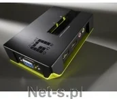 Przełączniki KVM - LevelOne 2-PORT USB KVM SWITCH W/AUDIO W AUDIO IN (KVM-0221) - miniaturka - grafika 1