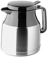 Termosy - Helios Mondial Push próżniowe dzbanek, stal nierdzewna matowa, 1,3 litra 2405 - miniaturka - grafika 1