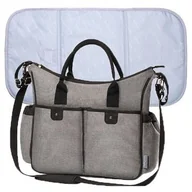 Torby i organizery dla mam - BabyOno Inteligentna Torba dla Mamy do Wózka So City Babyono szara - miniaturka - grafika 1