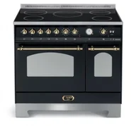 Kuchenki elektryczne - Lofra DOLCEVITA 90 NERO MATT RNMD96MFTE/5I - miniaturka - grafika 1