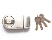 Zamki i wkładki - Yale Zamek nawierzchniowy Y2D nikiel satynowy - miniaturka - grafika 1