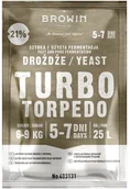 Domowy wyrób alkoholu - Browin Drożdże gorzelnicze 100g Turbo Torpedo - miniaturka - grafika 1