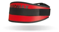 Pasy kulturystyczne - MADMAX madmax Simply The Best Fitness pas pas do podnoszenia crossfit Gym Training ciężarów KULTURYSTYKA Training..., czerwony, xxl MFB-421-XXL - miniaturka - grafika 1
