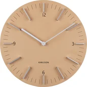 Zegary - Karlsson Zegar ścienny Detailed piaskowy - miniaturka - grafika 1