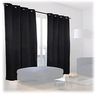 Zasłony - Relaxdays przyciemnienie zasłony z oczkami 10020636_46 - miniaturka - grafika 1