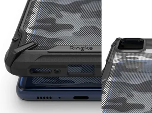 RINGKE Etui na telefon Fusion X do Samsung Galaxy M51 Camo Black 8886X1 - Etui i futerały do telefonów - miniaturka - grafika 4