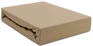 Prześcieradła - Darymex Prześcieradło Jersey z gumką beżowe 220x200 dx-220-pjr-030 - miniaturka - grafika 1