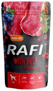 Rafi Pies Wołowina saszetka 500g - Mokra karma dla psów - miniaturka - grafika 3