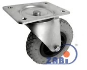 Kółka i bloczki - Zabi Koło pneumatyczne w obudowie skrętnej fi 175 łożysko szare 1752ŁS - miniaturka - grafika 1