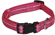 Obroże dla kotów - Croci croci c5079862 Nylon obroża odbijają Soft, Fuchsia - miniaturka - grafika 1