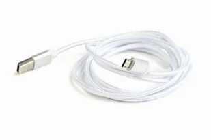 Gembird Kabel Micro USB oplot tekstylny/1.8m/srebrny (CCB-MUSB2B-AMBM-6-S) - Kable komputerowe i do monitorów - miniaturka - grafika 2