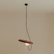 Lampy sufitowe - Milan Iluminación Wire lampa wisząca 38cm miedziany metallic - miniaturka - grafika 1