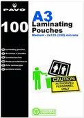 Folie do laminatora - Unbekannt PAVO Premium folii do laminowania DIN A3, 2 X 125 mikronów, 100-Pack 8005895 - miniaturka - grafika 1