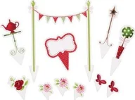 Przybory do gotowania - Kitchen Craft Ozdoby tortów TEA PARTY zestaw 11 elementów SDICAKEDECASST - miniaturka - grafika 1