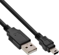 Kable komputerowe i do monitorów - InLine Kabel USB USB A Mini USB A 0.3m czarny 33107J 33107J - miniaturka - grafika 1