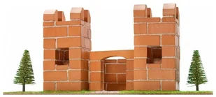 Teifoc Budowle z cegiełek: Mały Zamek, 2 plany, 120 elem. T4250503610626 - Klocki - miniaturka - grafika 2