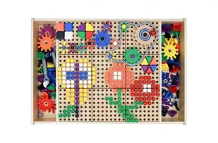 Masterkidz MASTERKIDZ Drewniany Stół Edukacyjny Stolik Top STEM WALL ME20925 - Zabawki interaktywne dla dzieci - miniaturka - grafika 7