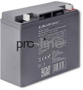 QOLTEC Qoltec Akumulator AGM | 12V | 17Ah | max.255A - Baterie do zasilaczy awaryjnych UPS - miniaturka - grafika 2