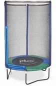 Trampoliny - PLUM PLUM Trampolina dla dzieci z ochronną siatką 140x140x186cm - miniaturka - grafika 1