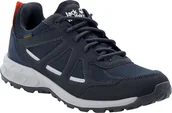Buty trekkingowe męskie - Jack Wolfskin Woodland 2 Texapore Low Shoes Men, niebieski UK 9 | EU 43 2022 Buty turystyczne 4051271-1178-090 - miniaturka - grafika 1