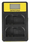 Ładowarki i akumulatory - PATONA Ładowarka do akumulatorów USB Smart Dual LCD do Nikon EN-EL15 - miniaturka - grafika 1