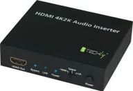 Rozgałęźniki - Techly HDMI 2K4K AUDIO INSERTER HDMI/TOSLINK/AUDIO STEREO L/R IDATA HDMI-AI4K - miniaturka - grafika 1