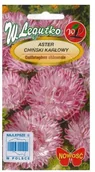 Nasiona i cebule - Legutko Aster chiński karłowy Contraster różowobiały 0,5g - miniaturka - grafika 1
