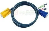 Kable komputerowe i do monitorów - Aten 2L-5203A AUDIO/VIDEO CABLE 3M 2L-5203A - miniaturka - grafika 1