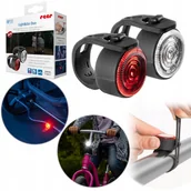 Akcesoria do wózków - Reer Lampka Led na wózek rower silikonowa 2szt - miniaturka - grafika 1