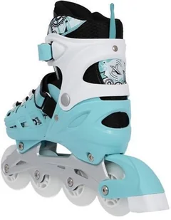 Nils EXTREME NH10905 4w1 MIĘTOWE ROZM. S(31-34) ŁYŻWOROLKI Z WYM. PŁOZĄ HOKEJOWĄ EXTREME - Rolki - miniaturka - grafika 8