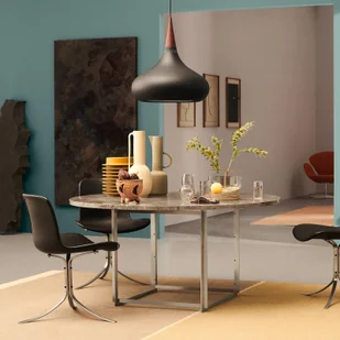 FRITZ HANSEN FRITZ HANSEN Orient P3 wisząca czarna/różowa 50cm - Lampy sufitowe - miniaturka - grafika 4