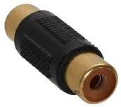 Złącza, przejściówki, adaptery - InLine audio adapter, gniazdo cinch do gniazda cinch, pozłacane 99315 - miniaturka - grafika 1