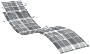 vidaXL Leżak bujany z poduszką, lite drewno tekowe 3063347 - Leżaki ogrodowe - miniaturka - grafika 8