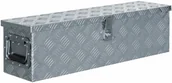 Skrzynki i torby narzędziowe - Aluminiowa skrzynia, 80,5 x 22 x 22 cm, srebrna - miniaturka - grafika 1