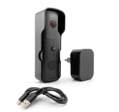 Wideodomofony - Euratech Bezprzewodowy V30 Dzwonek Wi-Fi Tuya PIR - miniaturka - grafika 1