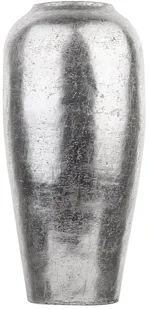 Beliani Wazon dekoracyjny srebrny LORCA - Wazony i flakony - miniaturka - grafika 2