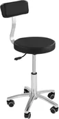 Krzesła i taborety kosmetyczne - Physa Krzesło kosmetyczne Physa Terni - czarne Terni Black Terni Black - miniaturka - grafika 1