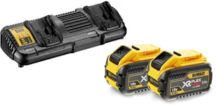 DEWALT zestaw 2 akumulatory 54V Li-Ion 9,0Ah + ładowarka [DCB132X2] DCB132X2-QW - Akumulatory do elektronarzędzi - miniaturka - grafika 5
