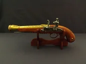 Repliki - broń - Denix SA REPLIKA PIRACKI GARŁACZ LEWORĘCZNY NA STOJAKU MODEL 1126L+801 1126L+801 - miniaturka - grafika 1